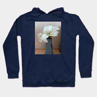 A white lily Hoodie